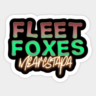 mearcstapa fleet foxes Sticker